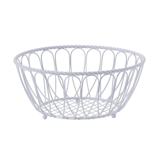 Rope Fruit And Bread Basket White