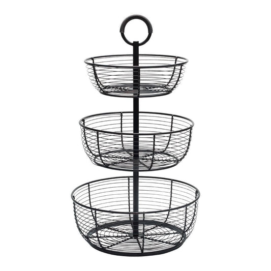 3 Tier Round Wrap Basket