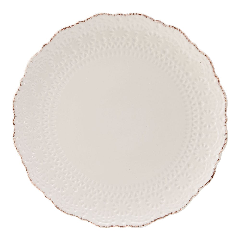 Chateau Cream Set Of 4 Dinner Plates