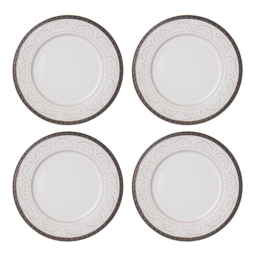 Promenade Scroll 16 Piece Dinnerware Set, Service For 4