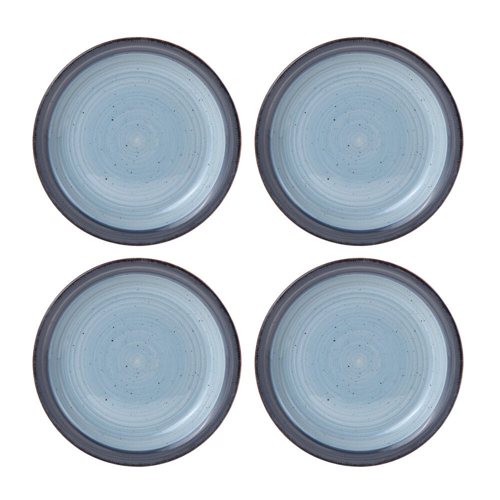 Sadie Blue 16 Piece Dinnerware Set, Service For 4