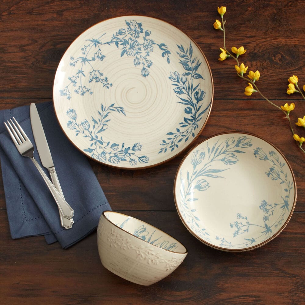 Bella 12 Piece Dinnerware Set, Service For 4