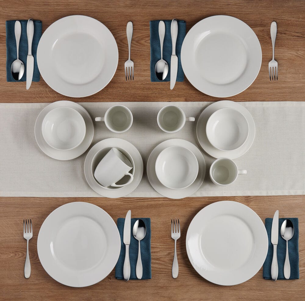 Kendall 16 Piece Dinnerware Set, Service For 4