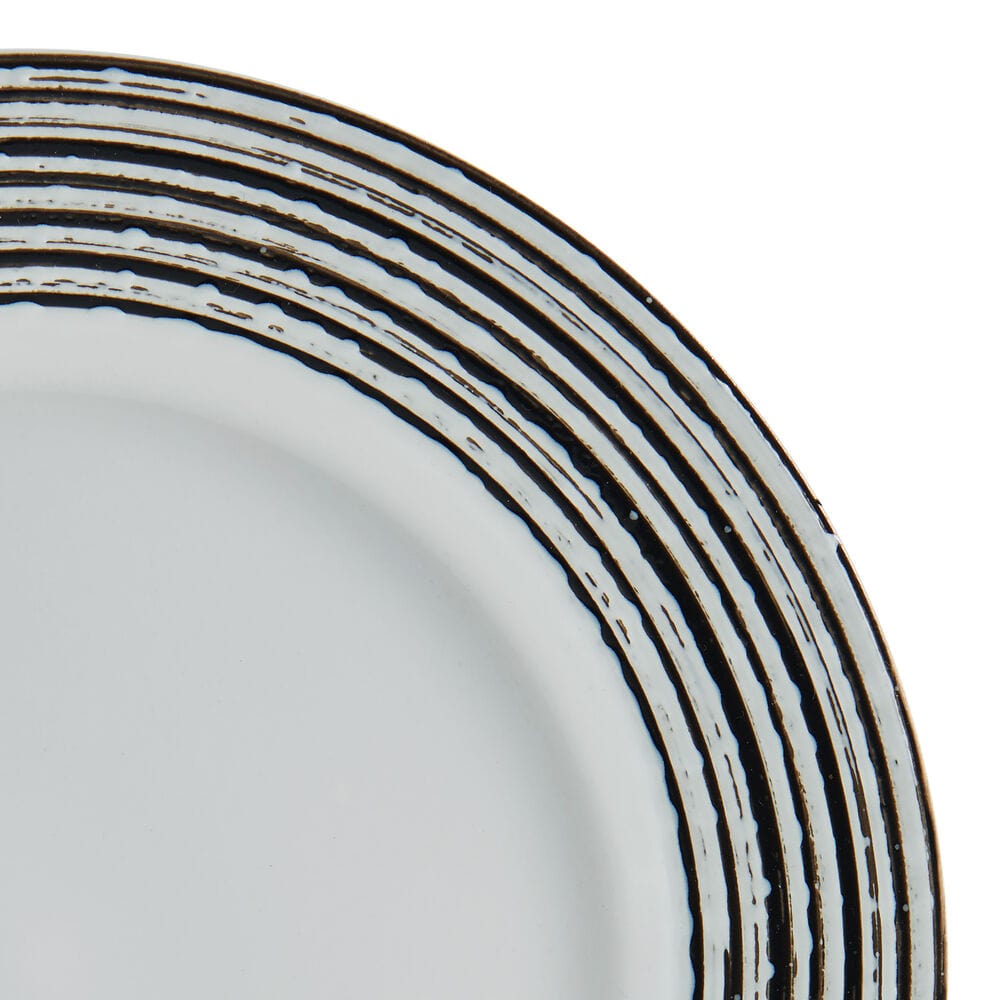 Bryson White 16 Piece Dinnerware Set, Service For 4