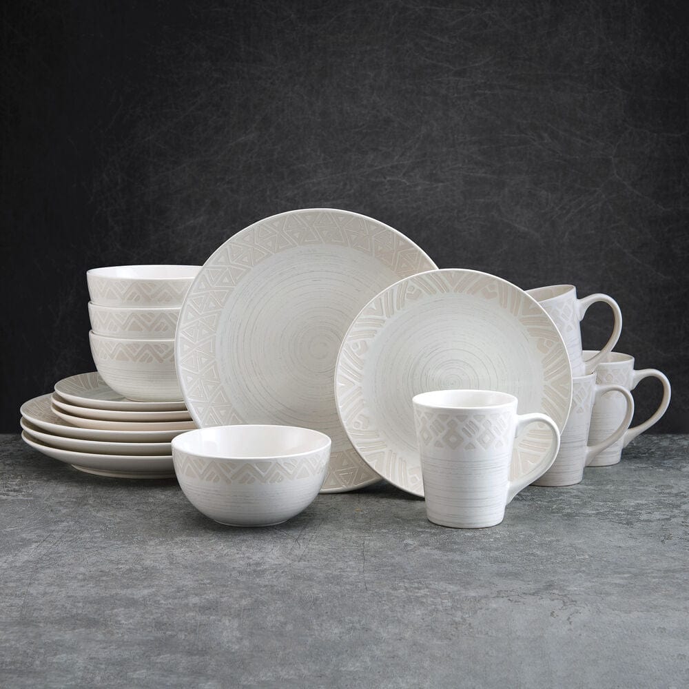 Vera 16 Piece Dinnerware Set, Service For 4