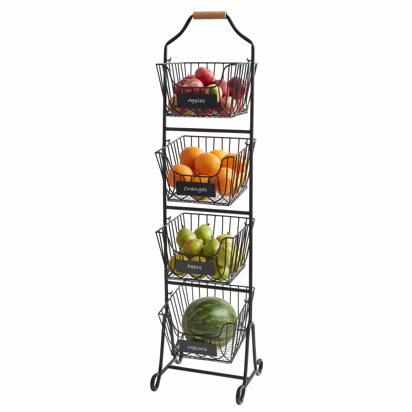 Dahlia 4 Tier Market Adjustable Standing Storage Rack