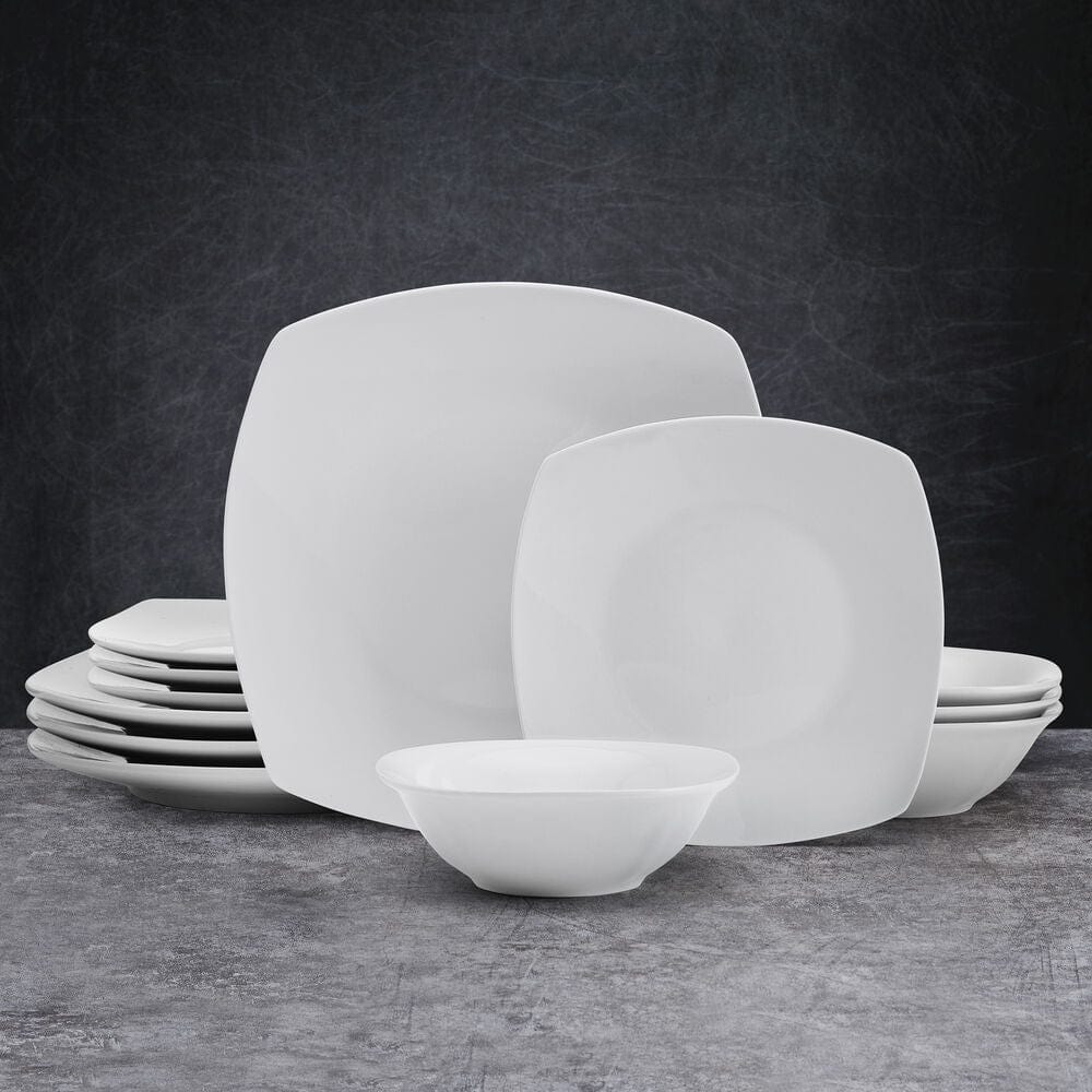 Tara 12 Piece Dinnerware Set, Service For 4