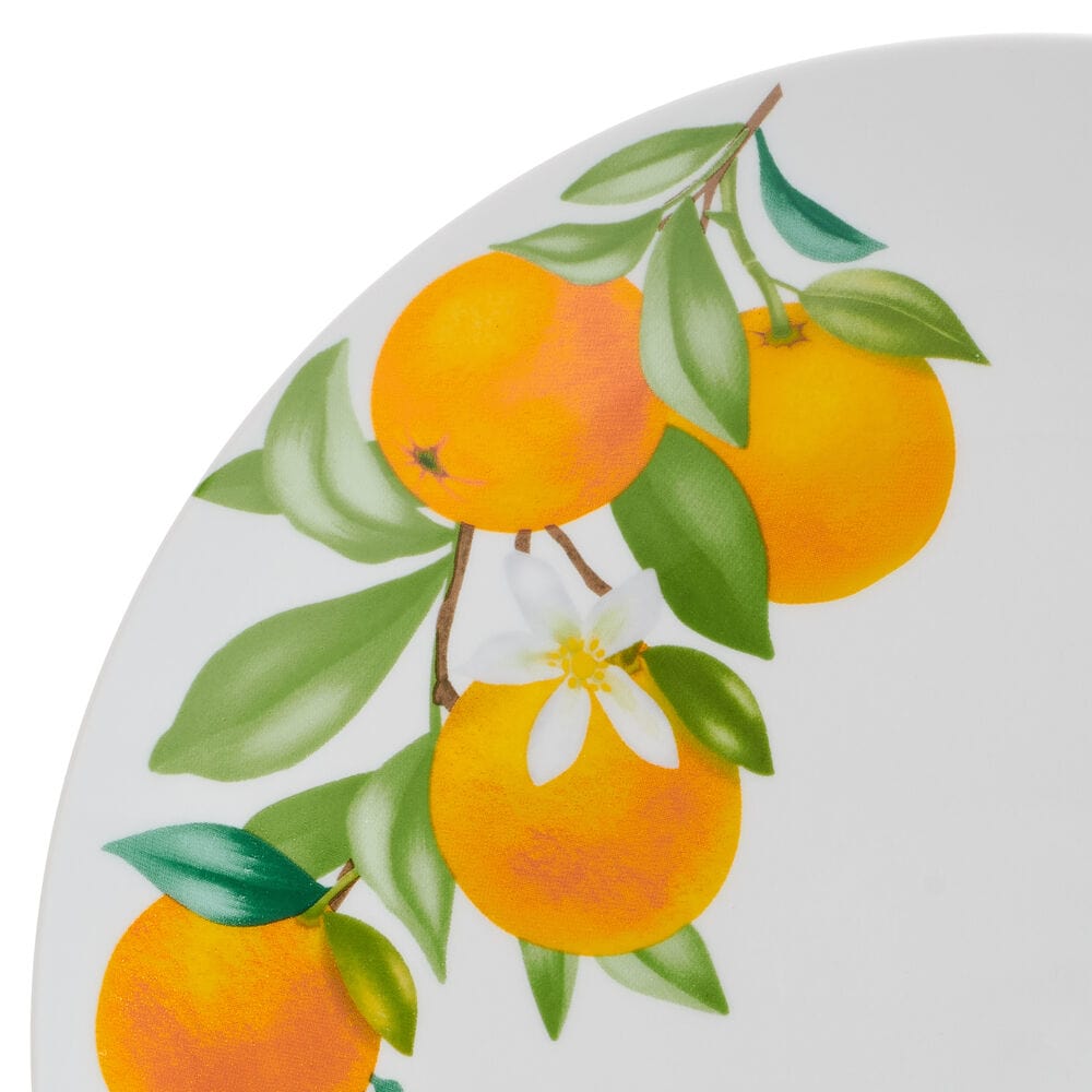 Oranges 12 Piece Dinnerware Set, Service For 4