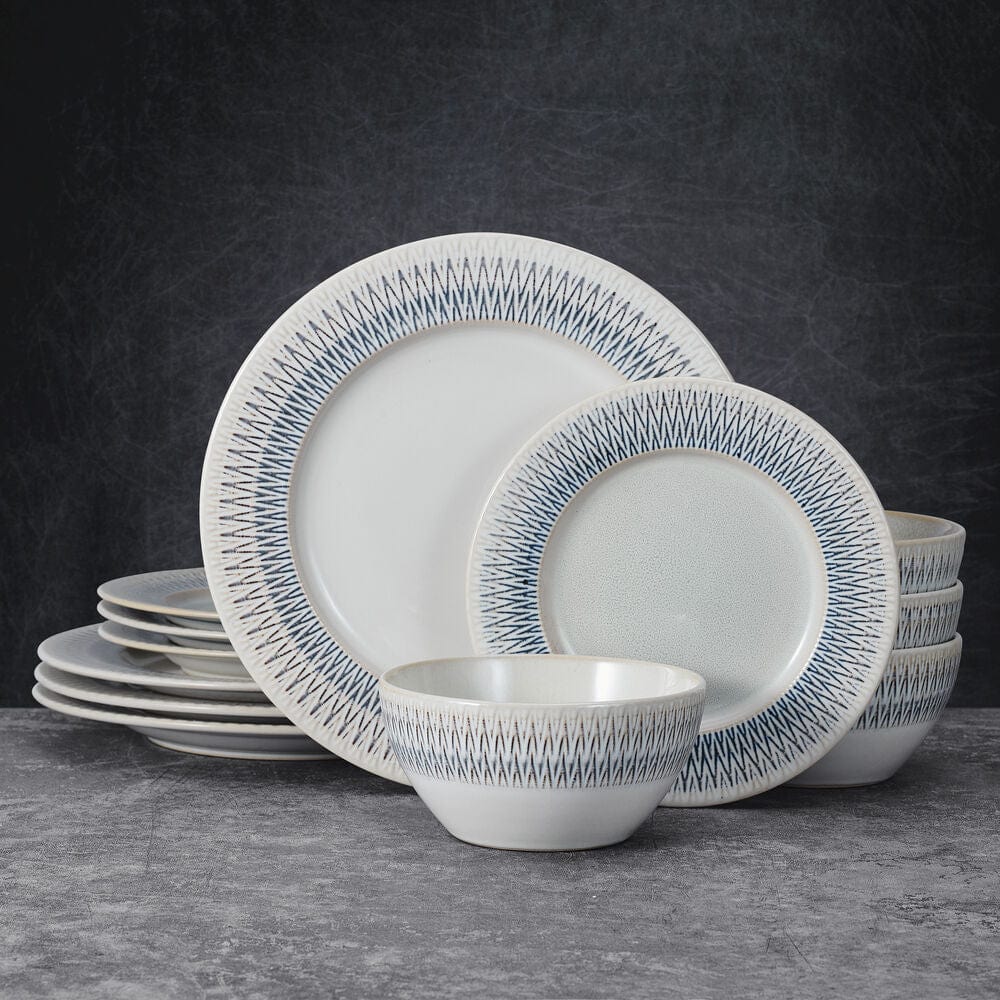 Casey 12 Piece Dinnerware Set, Service For 4