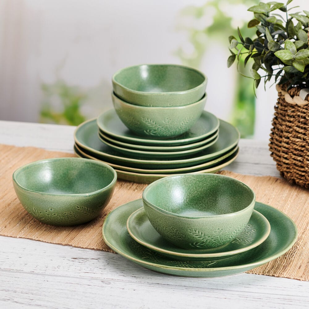 Carrie 12 Piece Dinnerware Set, Service For 4