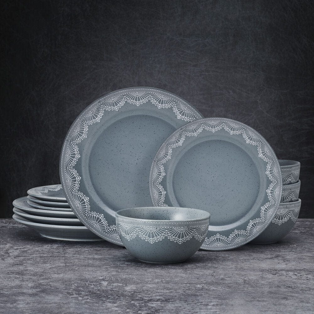 Valerie 12 Piece Dinnerware Set, Service For 4