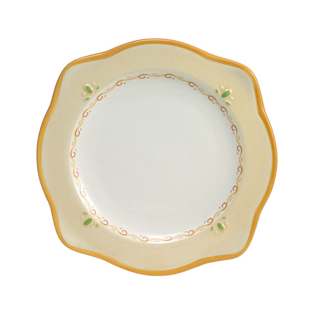 Villa Della Luna Set Of 4 Scalloped Salad Plates