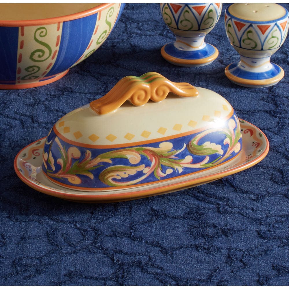 Villa Della Luna Covered Butter Dish