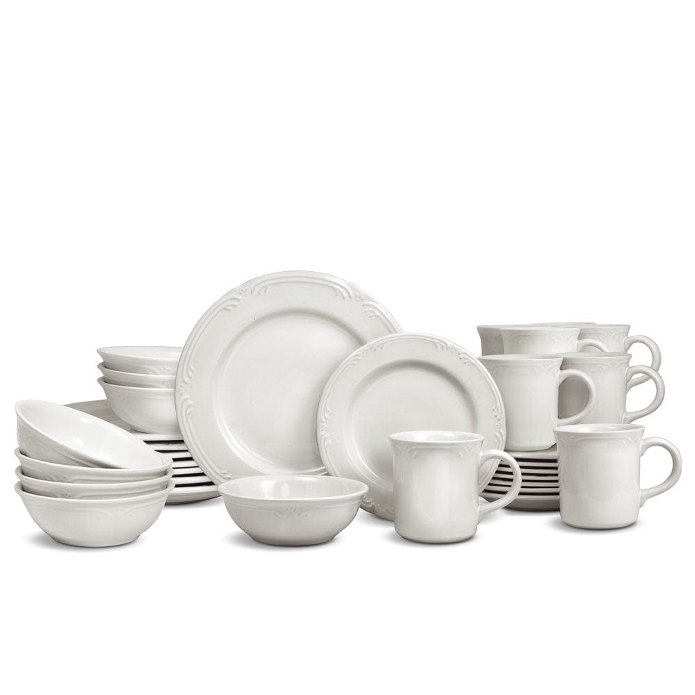 Filigree 32 Piece Dinnerware Set, Service For 8