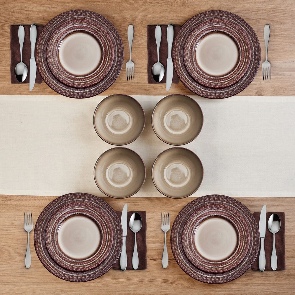 Skylar 12 Piece Dinnerware Set, Service For 4