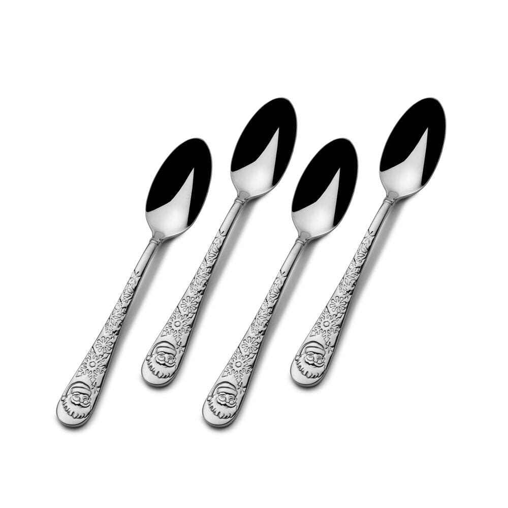 Santa Set Of 4 Coffee Spoons