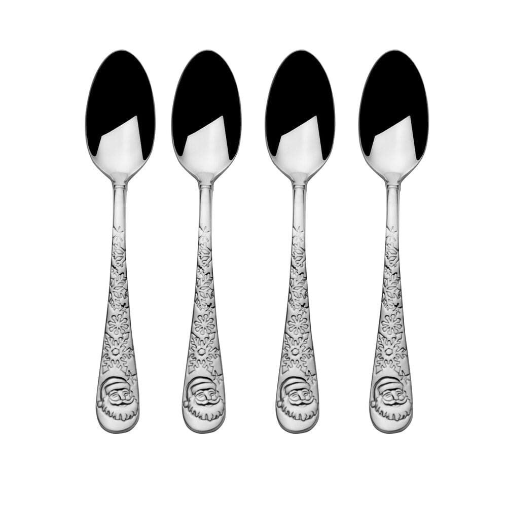 Santa Set Of 4 Coffee Spoons