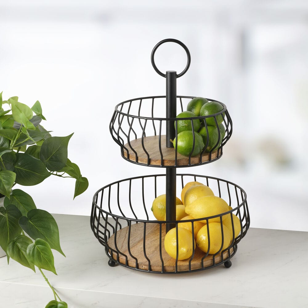 Savannah 2 Tier Fruit Storage Basket