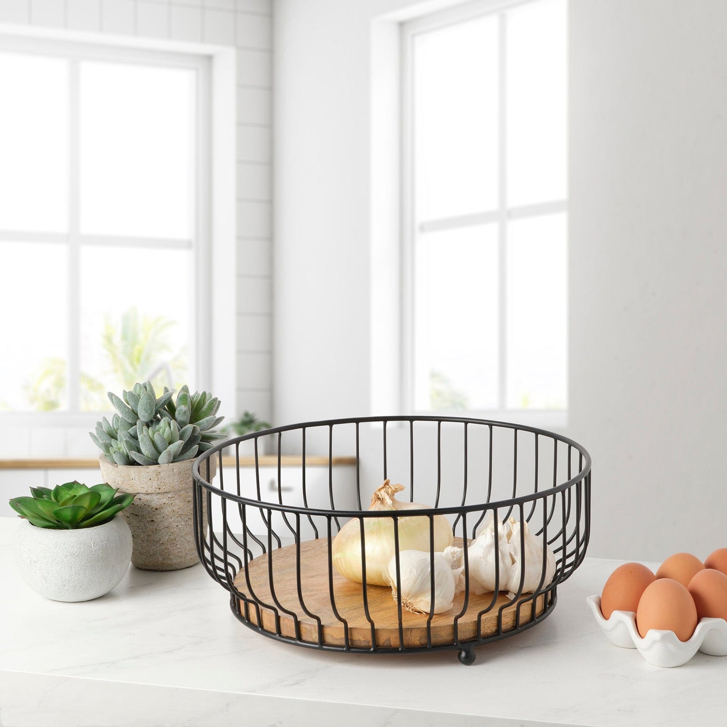 Savannah Fruit Storage Basket With Banana Hook