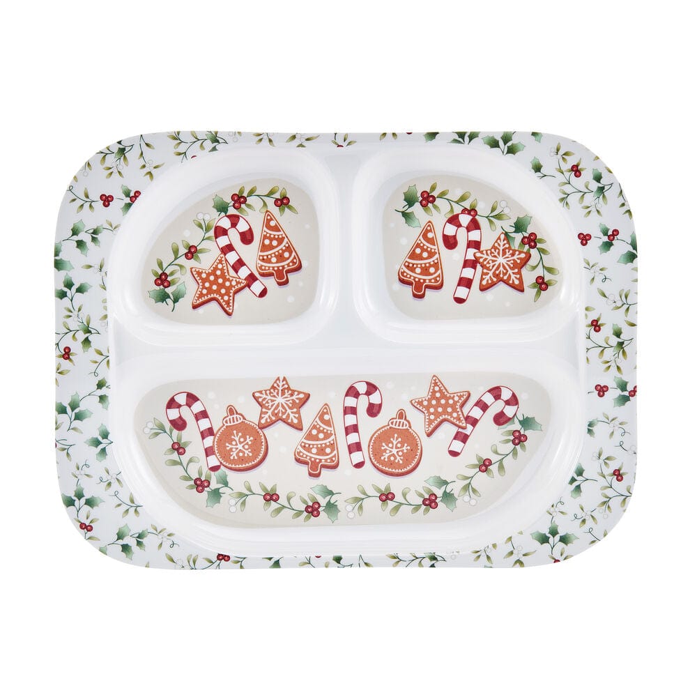 Winterberry Set Of 4 Outdoor Melamine Childrens Plates