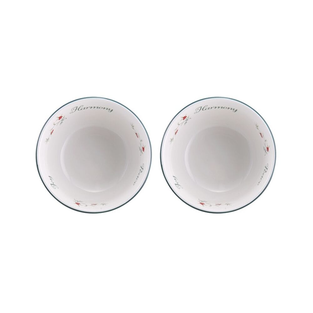 Winterberry Set Of 2 Sentiment Dessert Bowls