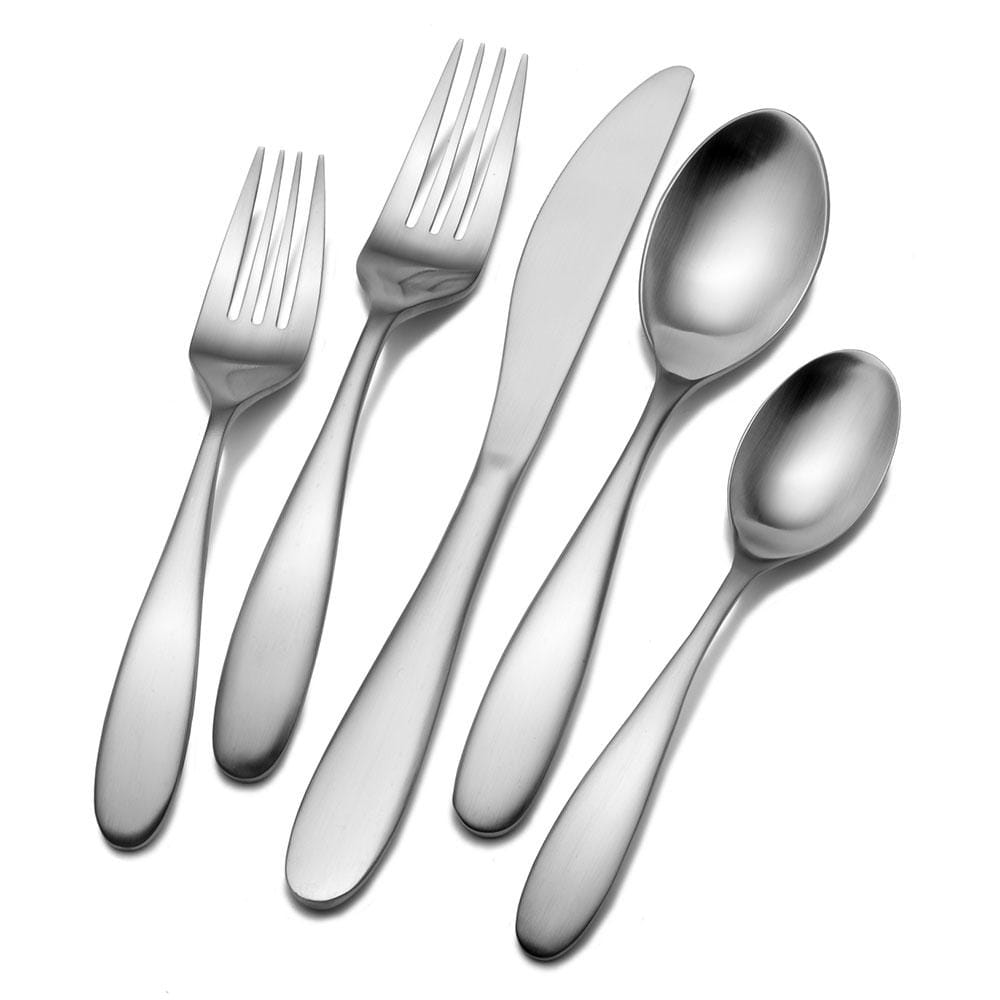 Alpine Forged 42 Piece Flatware Set, Service For 8