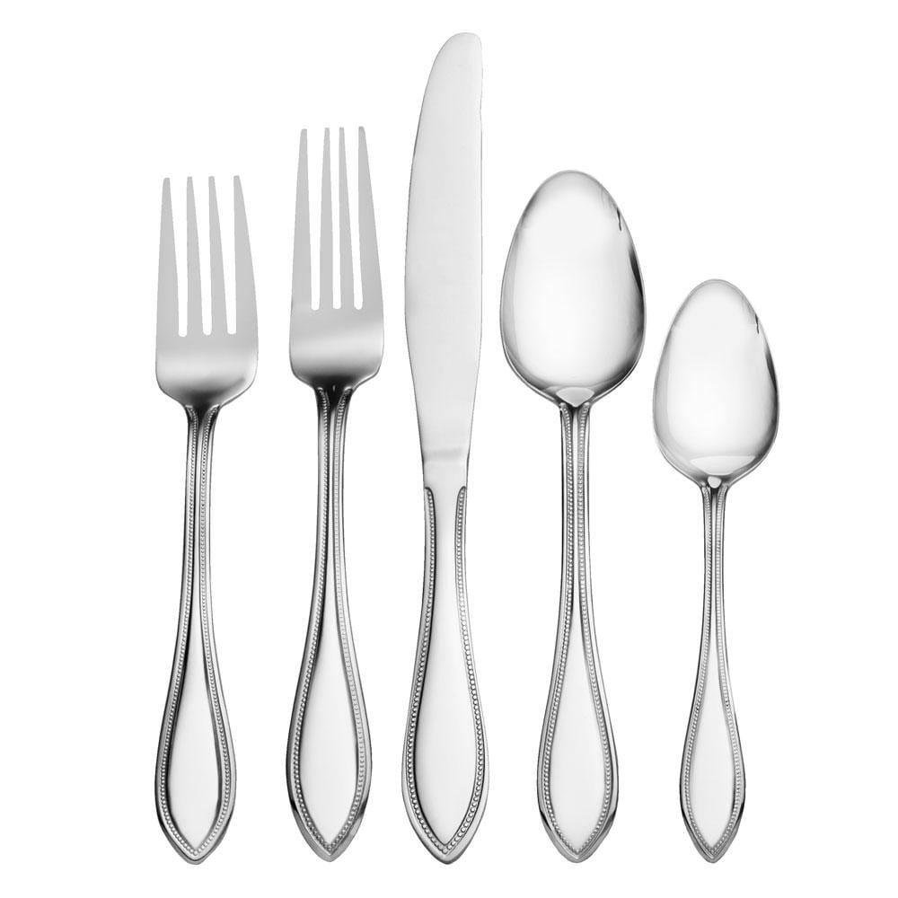 American Bead 53 Piece Flatware Set, Service For 8