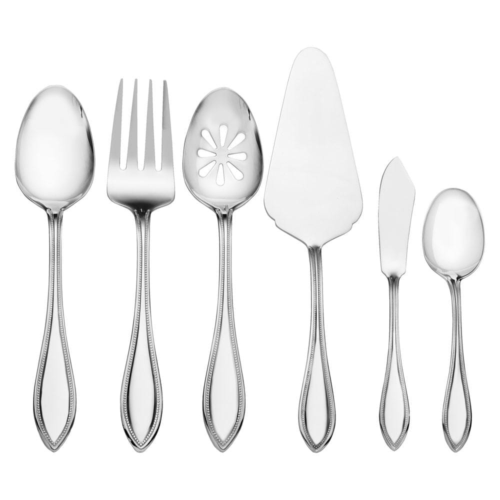 American Bead 53 Piece Flatware Set, Service For 8