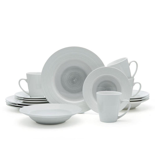 Annie Gray 16 Piece Dinnerware Set, Service For 4