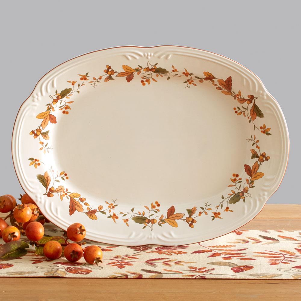 Autumn Berry Oval Platter