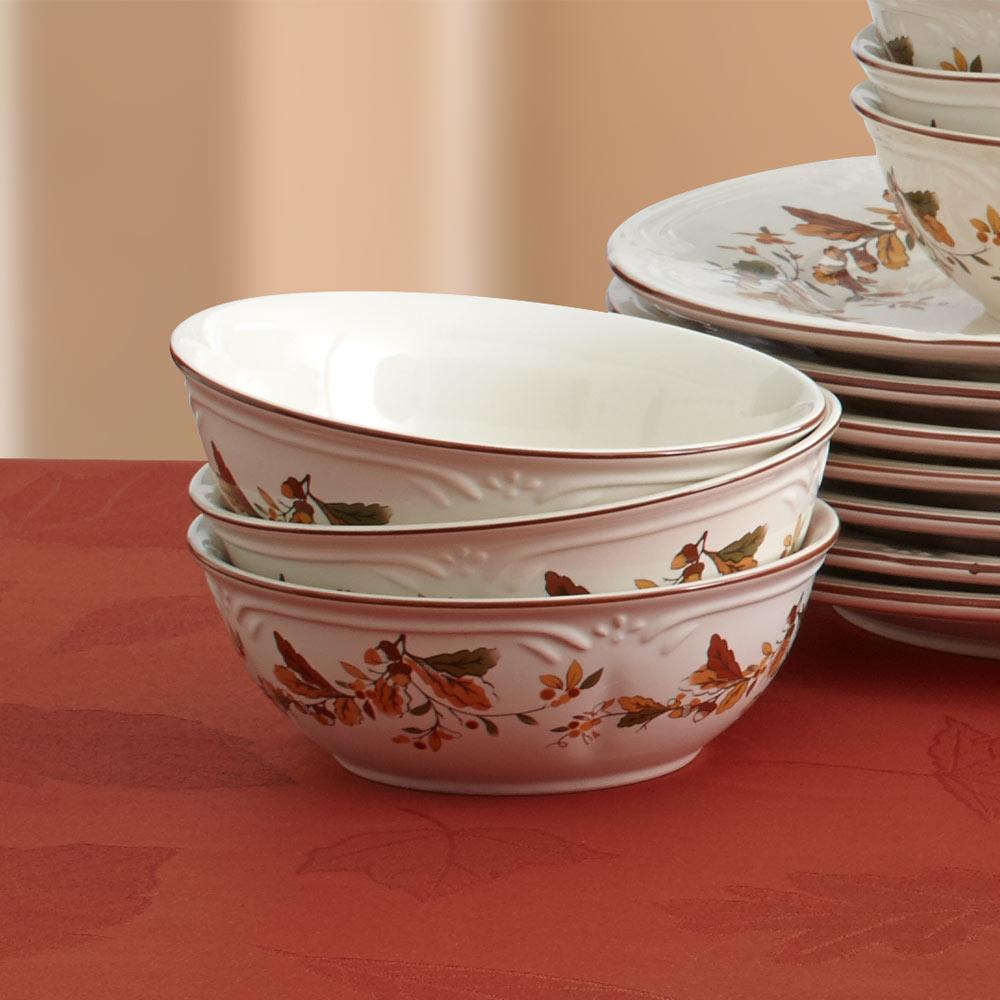 Autumn Berry Set Of 4 Soup Cereal Bowls