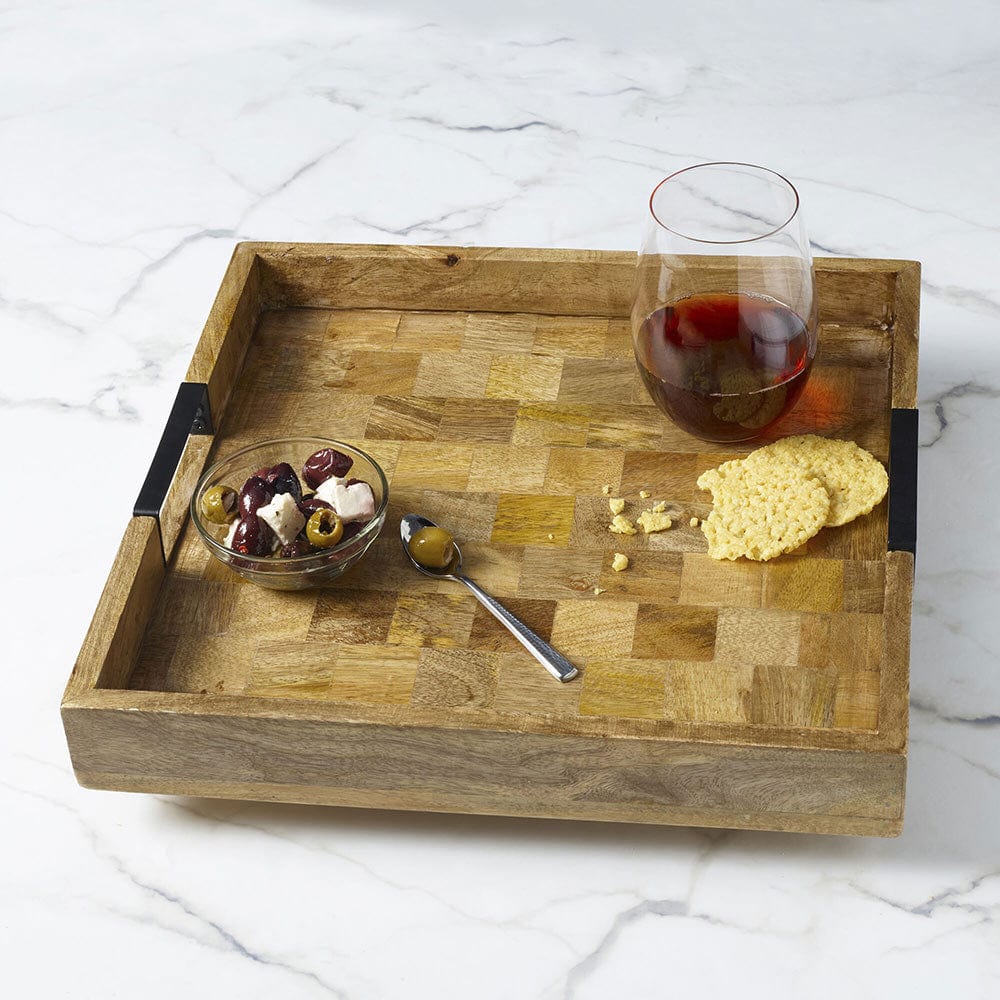 Avery Square Lazy Susan Serve Tray