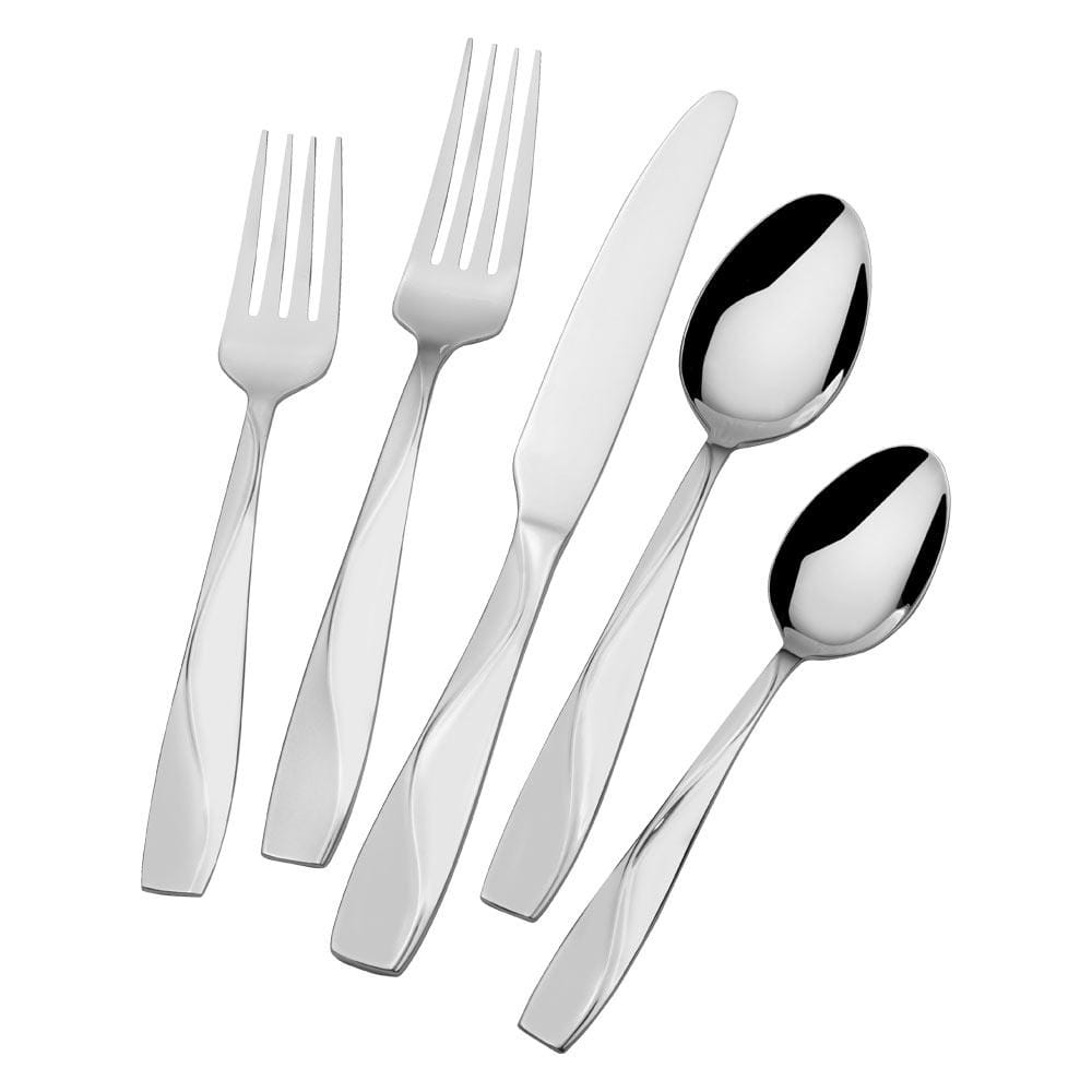 Barnard 45 Piece Flatware Set, Service For 8