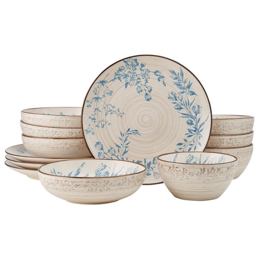 Bella 12 Piece Dinnerware Set, Service For 4