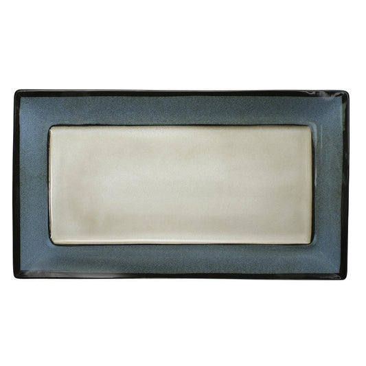 Belmont Blue Rectangular Platter