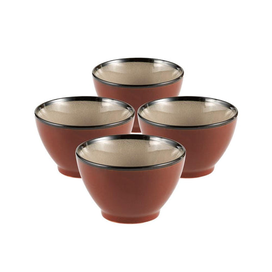 Belmont Red Fruit Bowls, Set Of 4