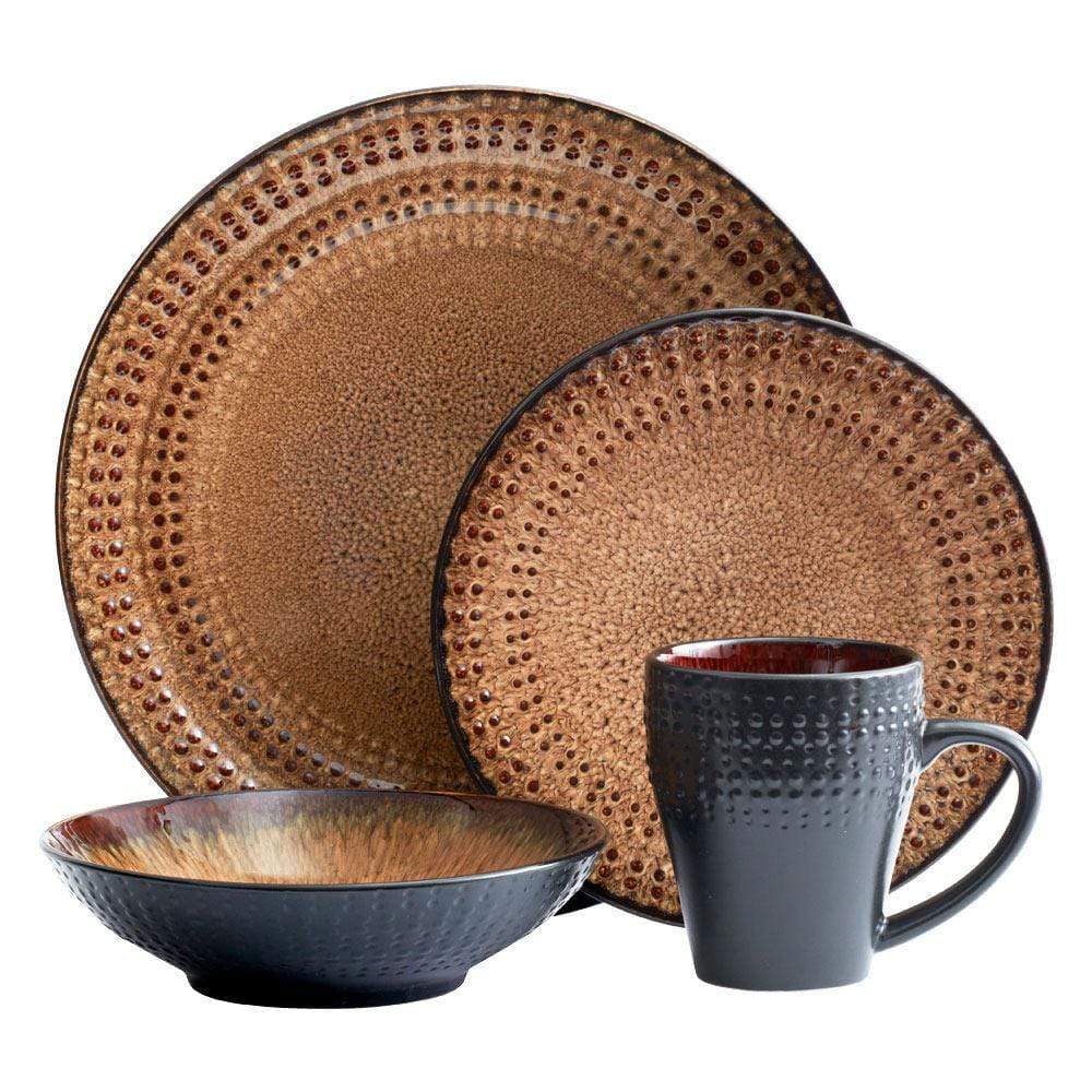 Cambria 16 Piece Dinnerware Set, Service For 4