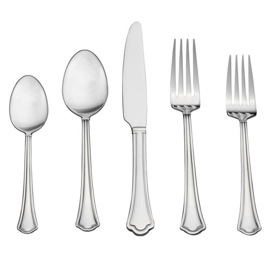 Capri Frost 53 Piece Flatware Set, Service For 8