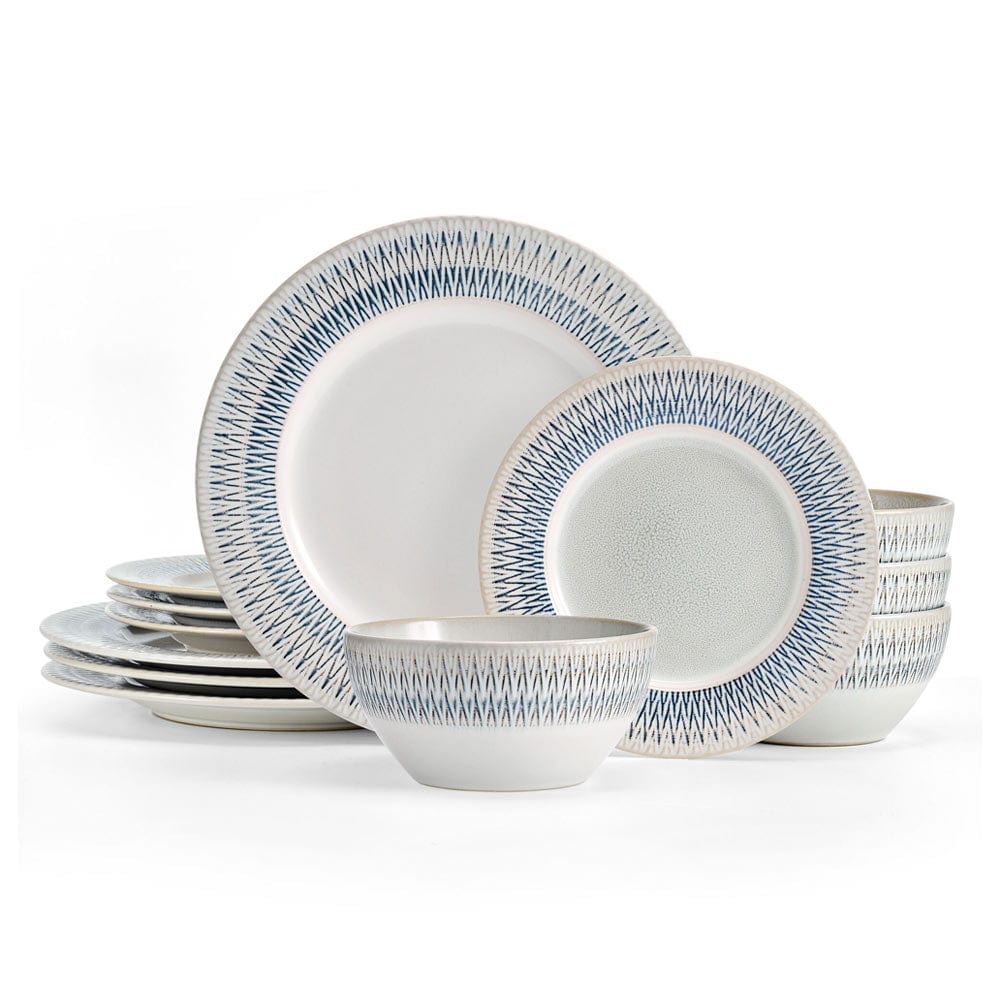 Casey 12 Piece Dinnerware Set, Service For 4