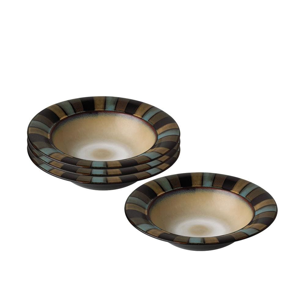 Cayman Set Of 4 Rim Soup Cereal Bowls