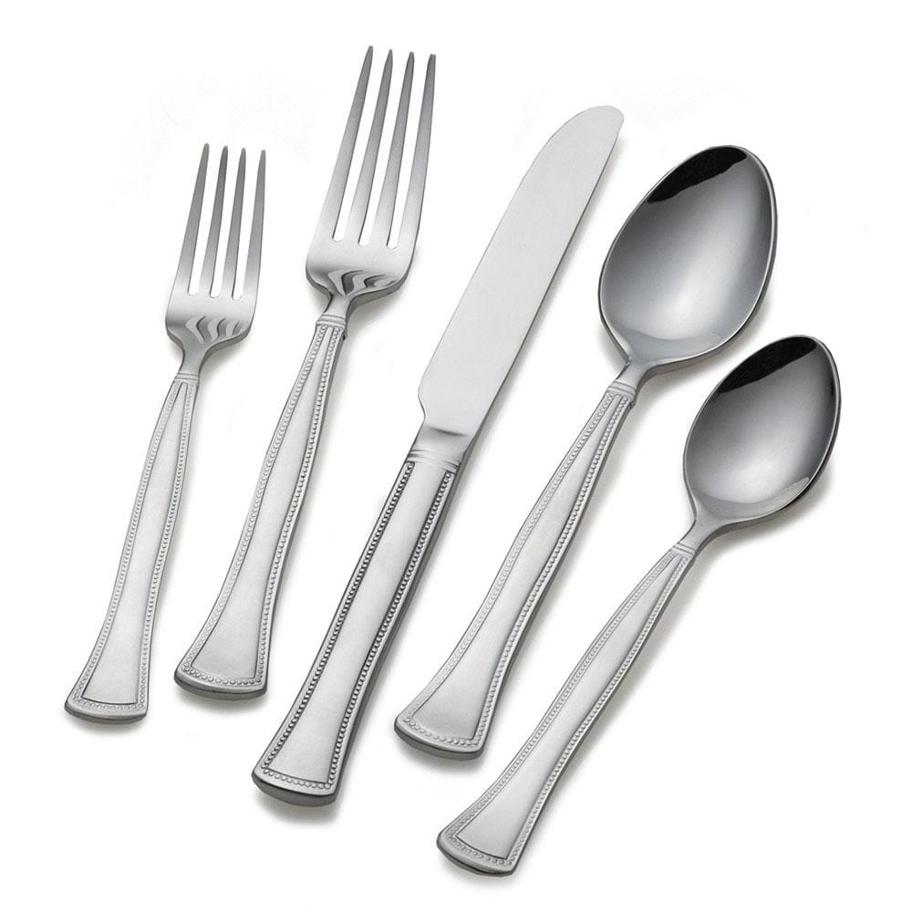 Chadwick Bead 20 Piece Flatware Set, Service For 4