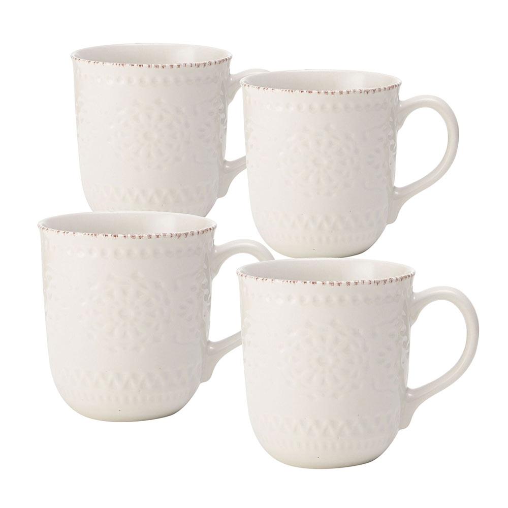 Chateau Cream Set Of 4 Mugs