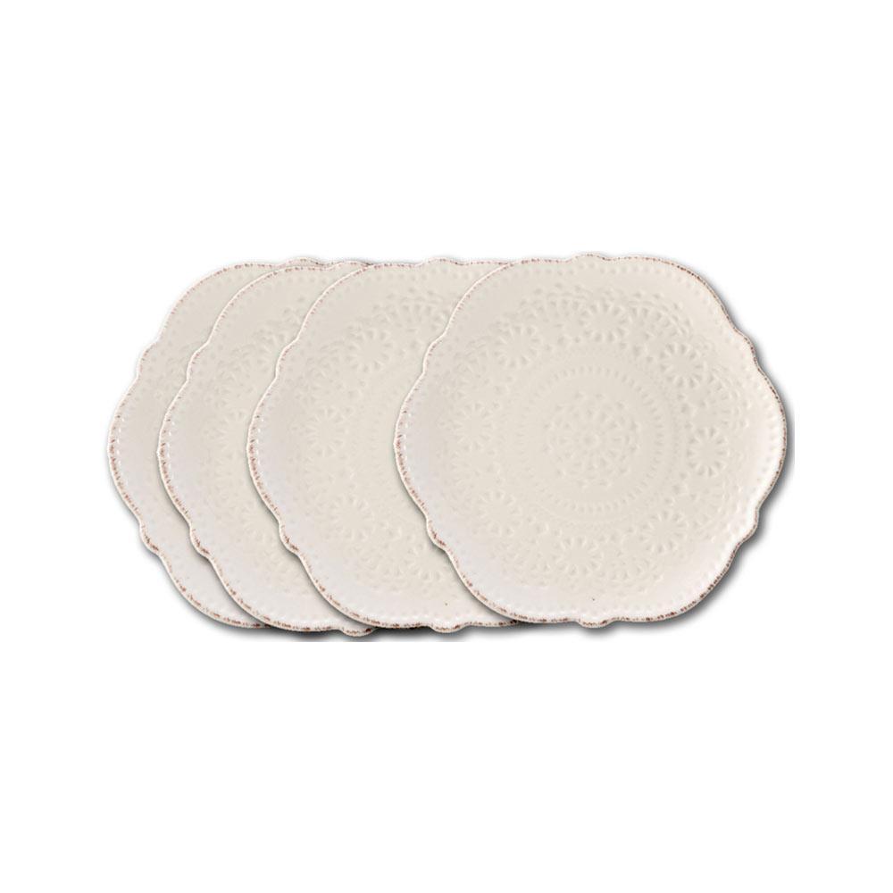 Chateau Cream Set Of 4 Salad Plates