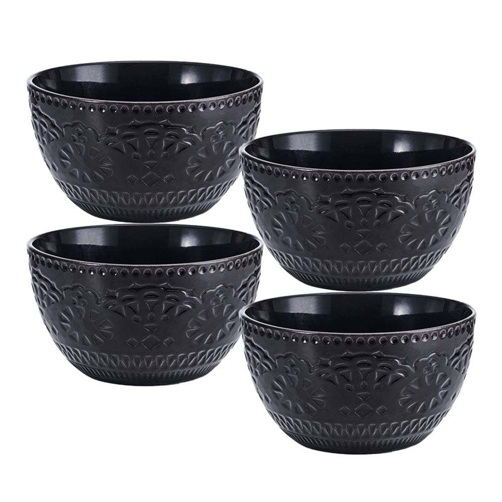 Chateau Midnight Set Of 4 Soup Cereal Bowls