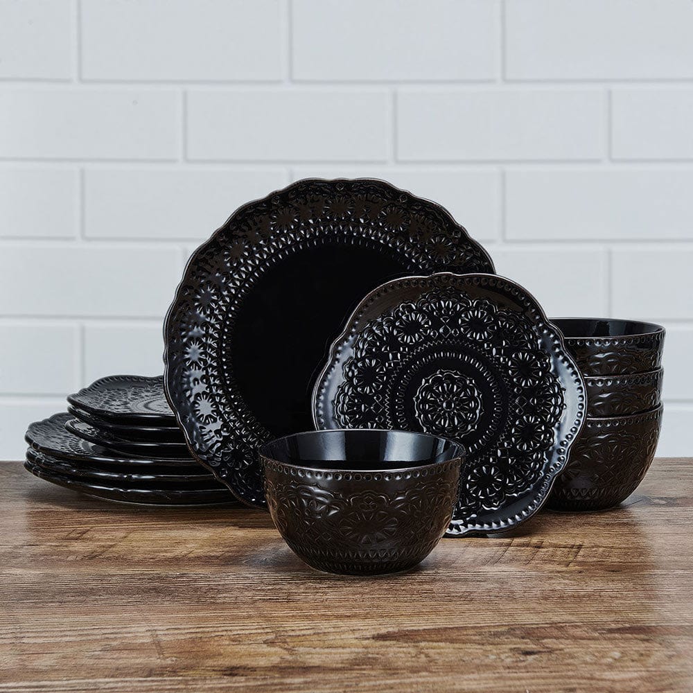 Chateau Midnight Set Of 4 Soup Cereal Bowls