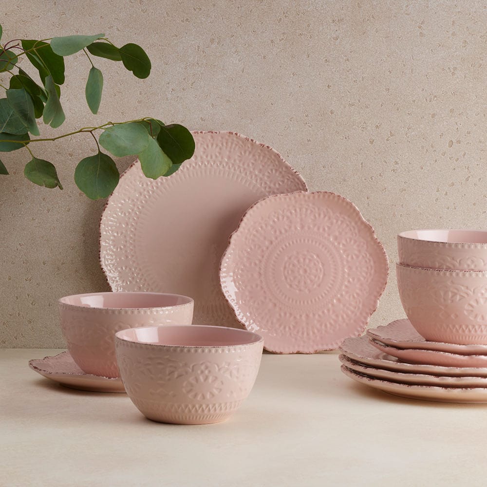 Chateau Pink Set Of 4 Salad Plates