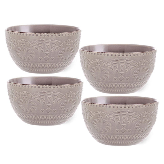 Chateau Smoke Set Of 4 Soup Cereal Bowls