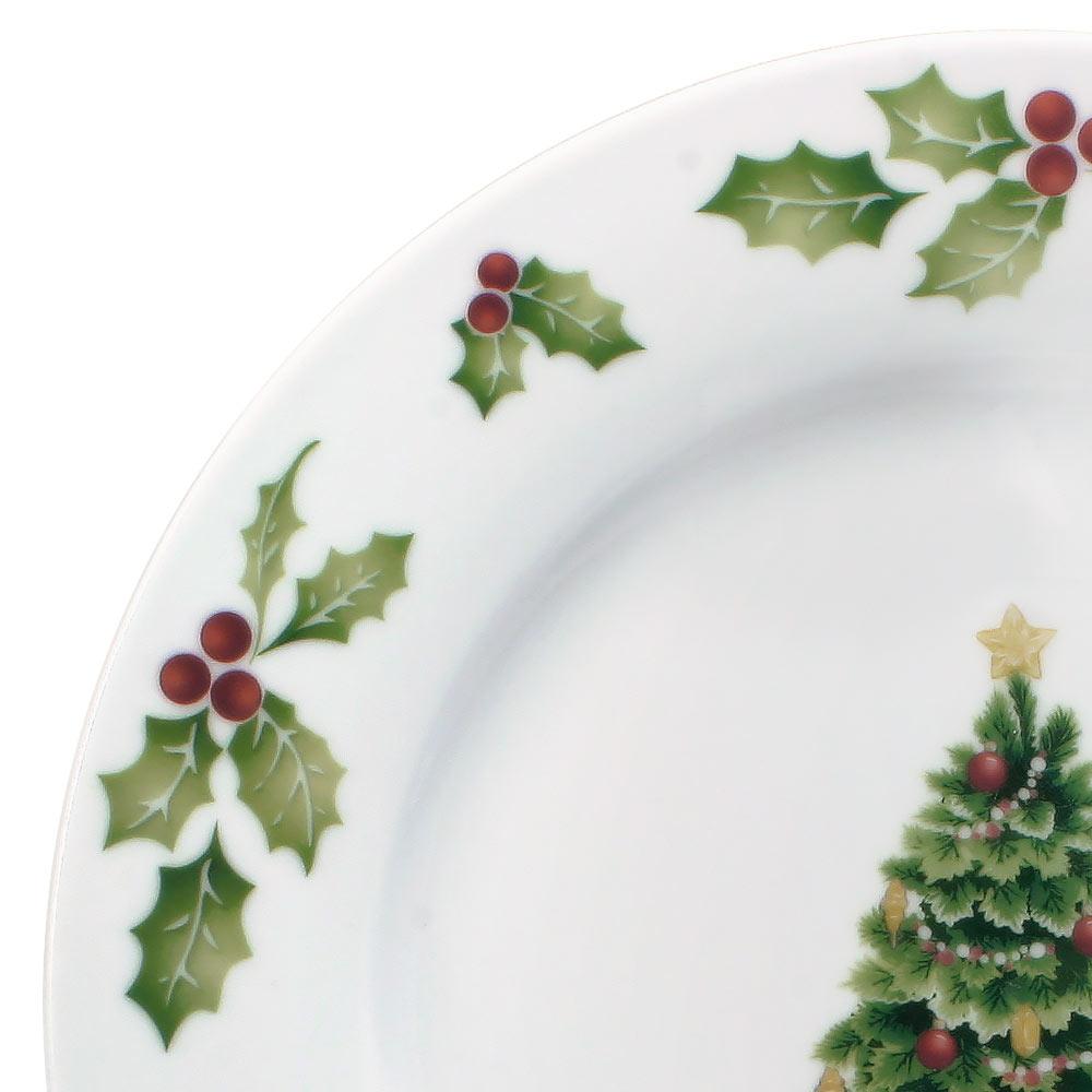 Christmas Day 24 Piece Dinnerware Set, Service For 8