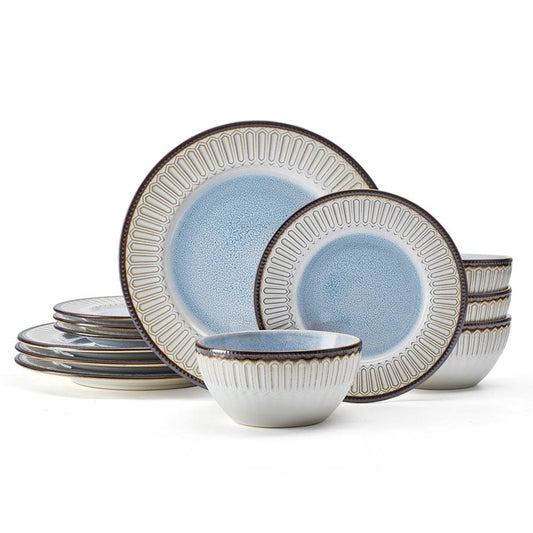 Clara 12 Piece Dinnerware Set, Service For 4