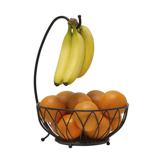 Dahlia Fruit Storage Basket With Banana Hook